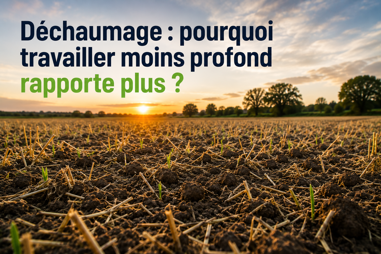 déchaumage 